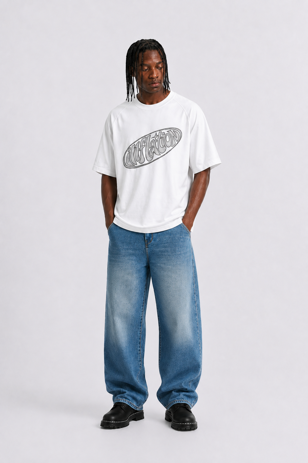 Oversized Rhinestone Graphic