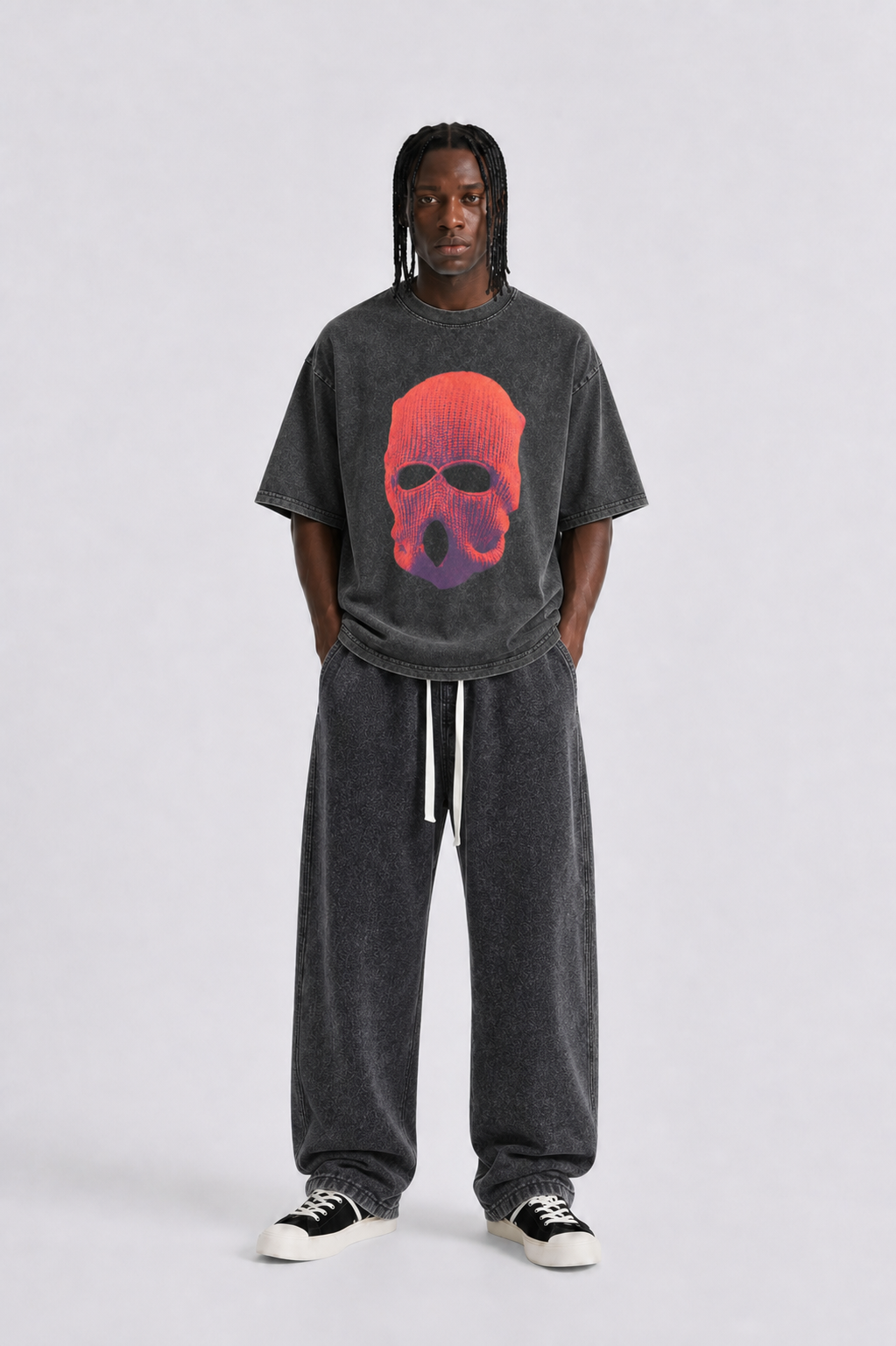 Oversized Red Skull