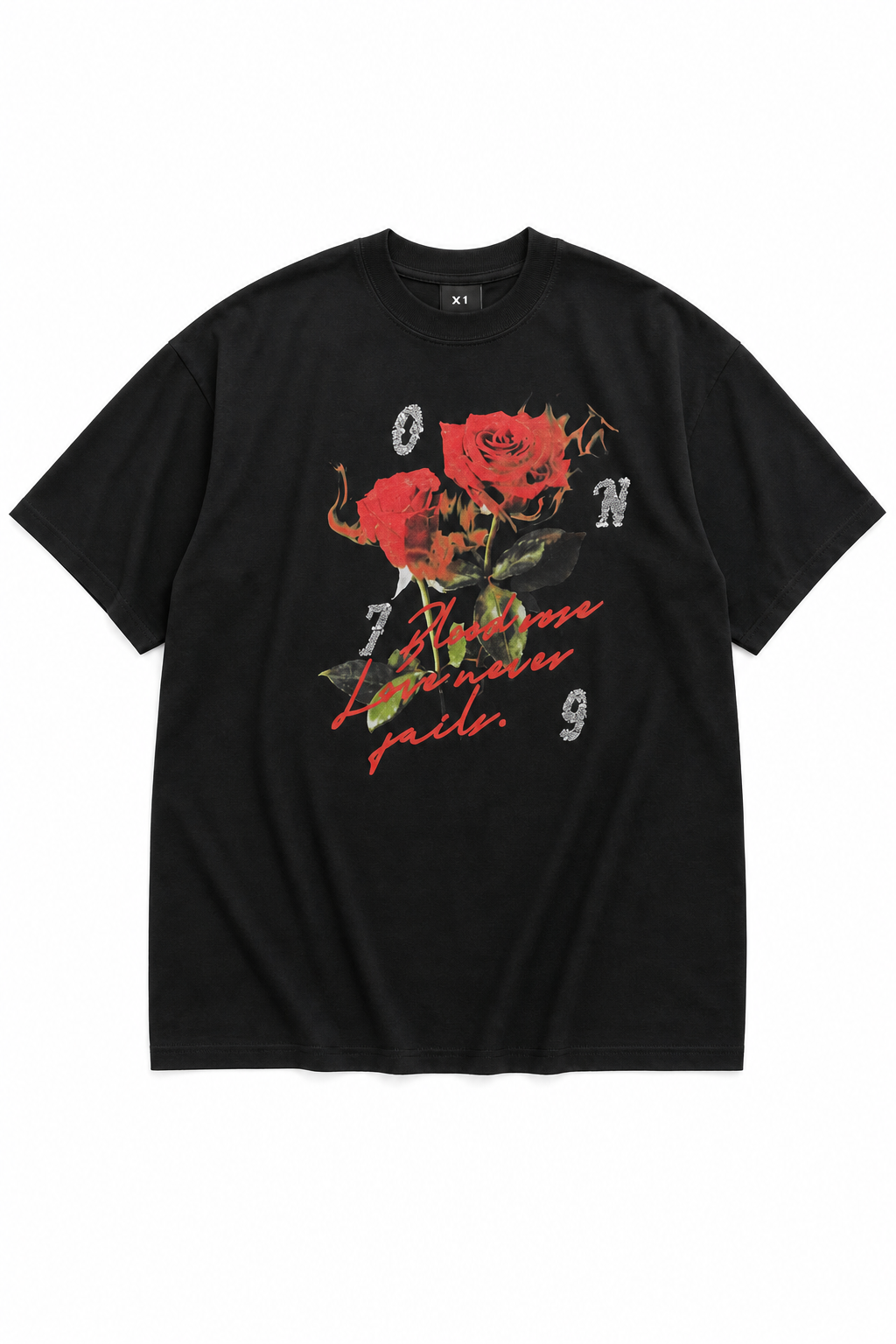 Oversized Rose Graphic