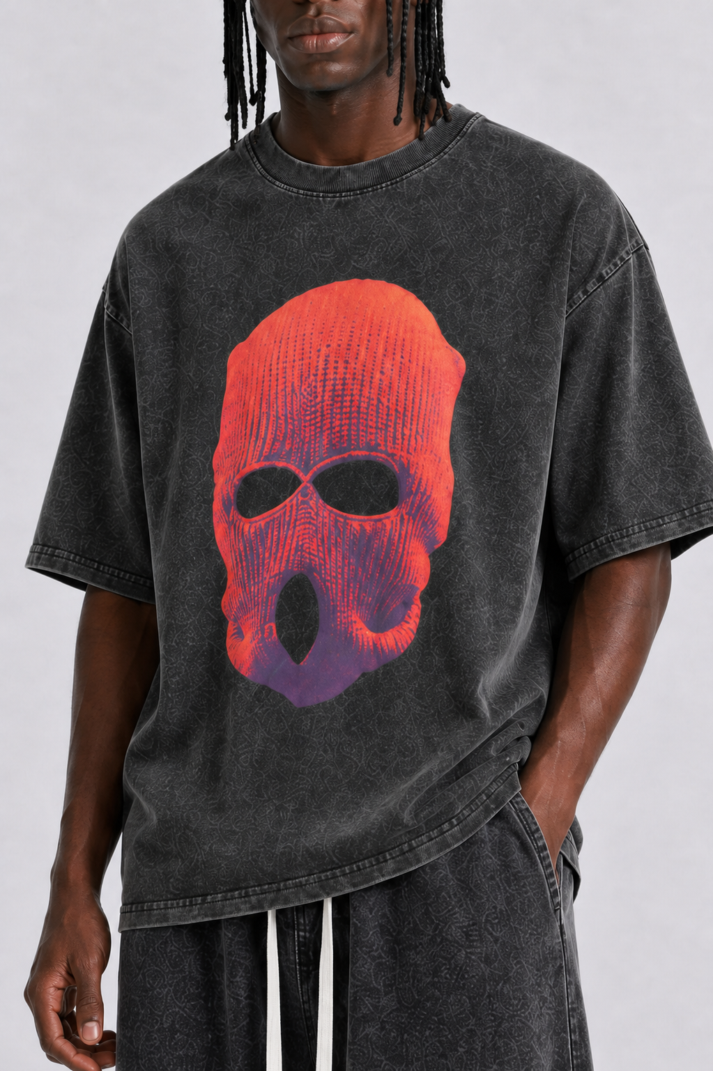 Oversized Red Skull