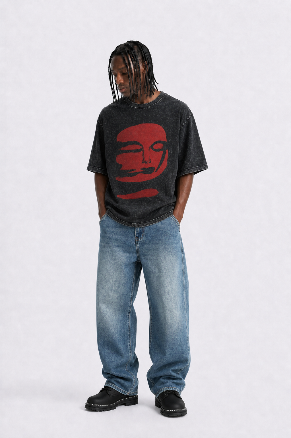 Oversized Abstract Face
