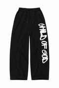 Graphic Wide Leg Sweatpants