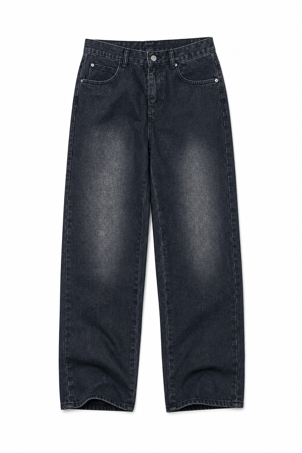 Washed Wide Leg Jeans
