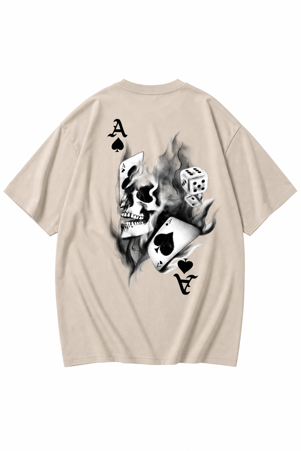 Oversized Skull & Cards