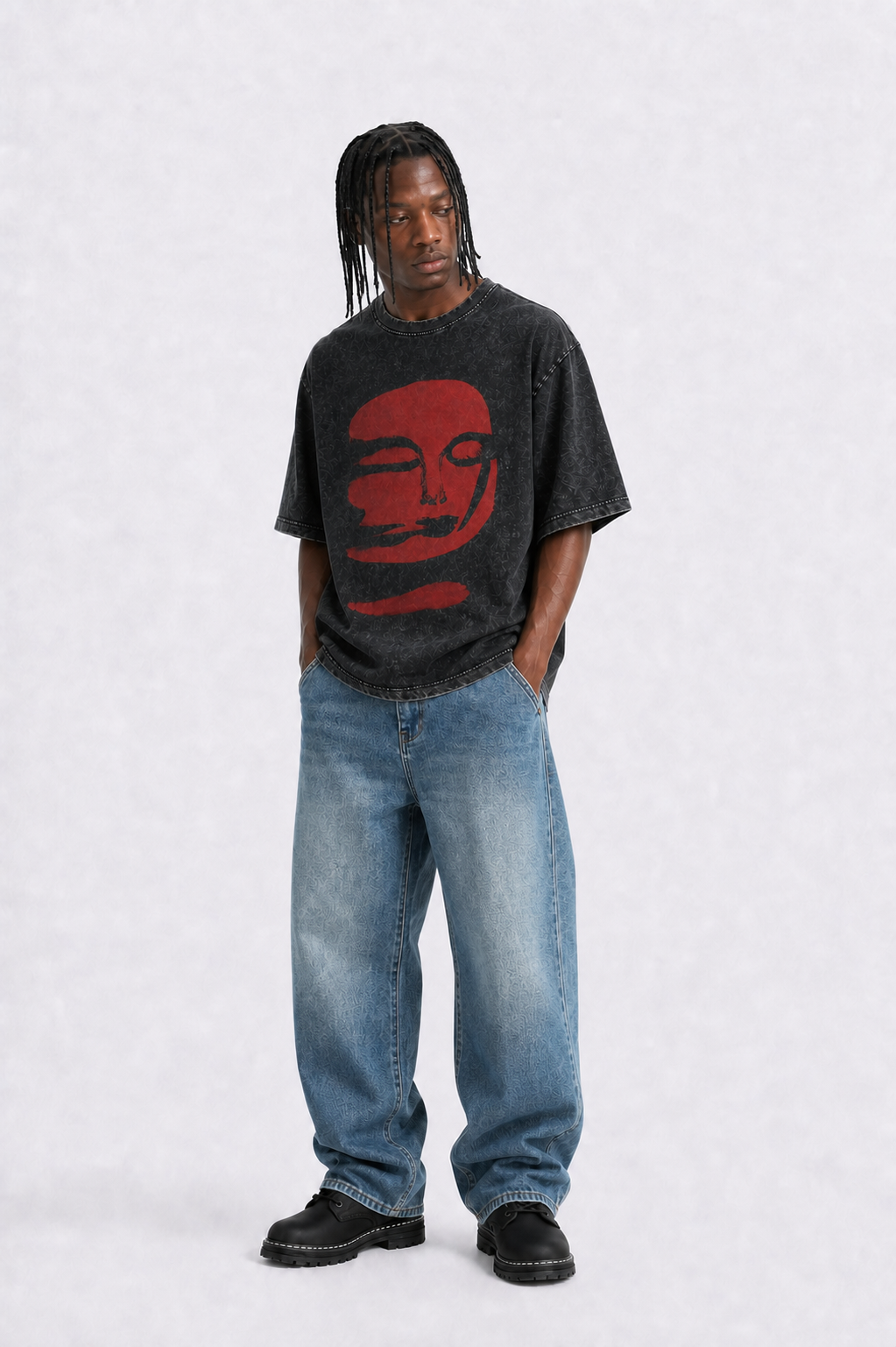 Oversized Abstract Face