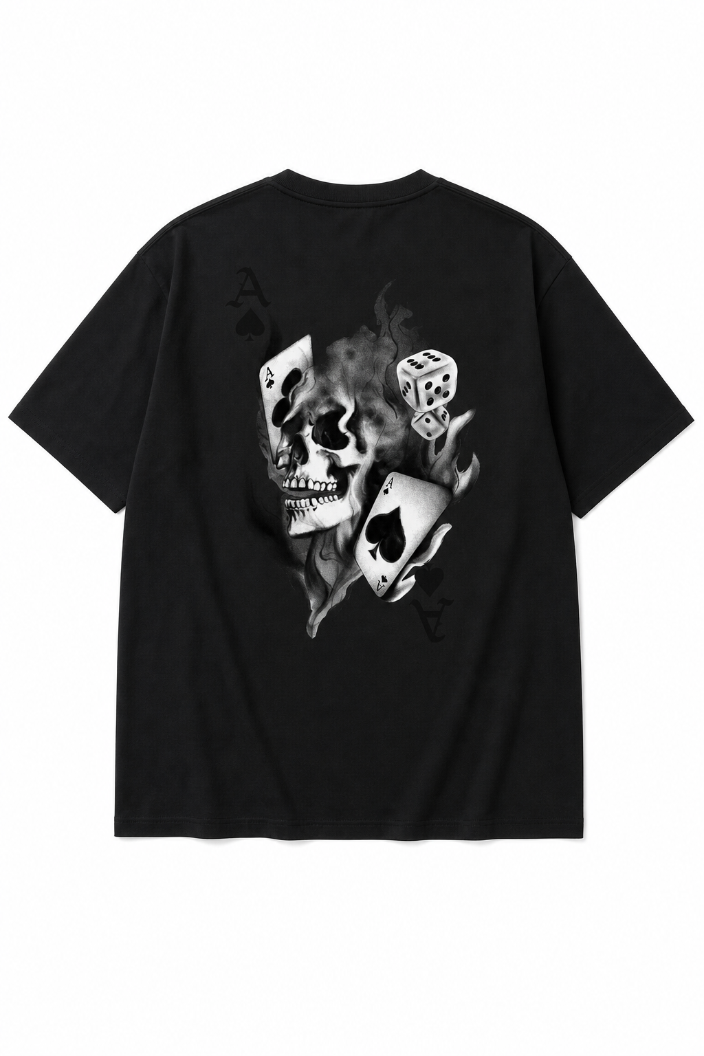 Oversized Skull & Cards