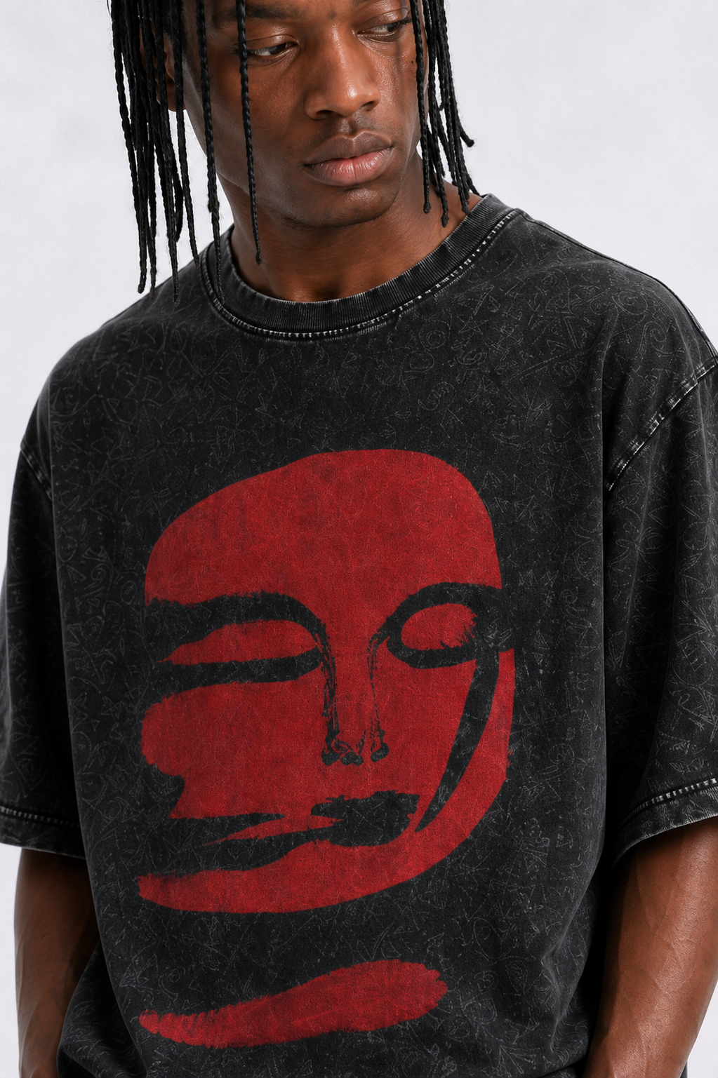 Oversized Abstract Face