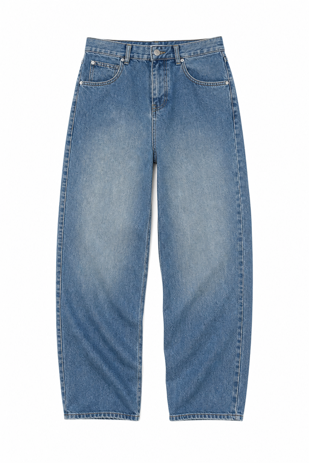 Washed Wide Leg Jeans