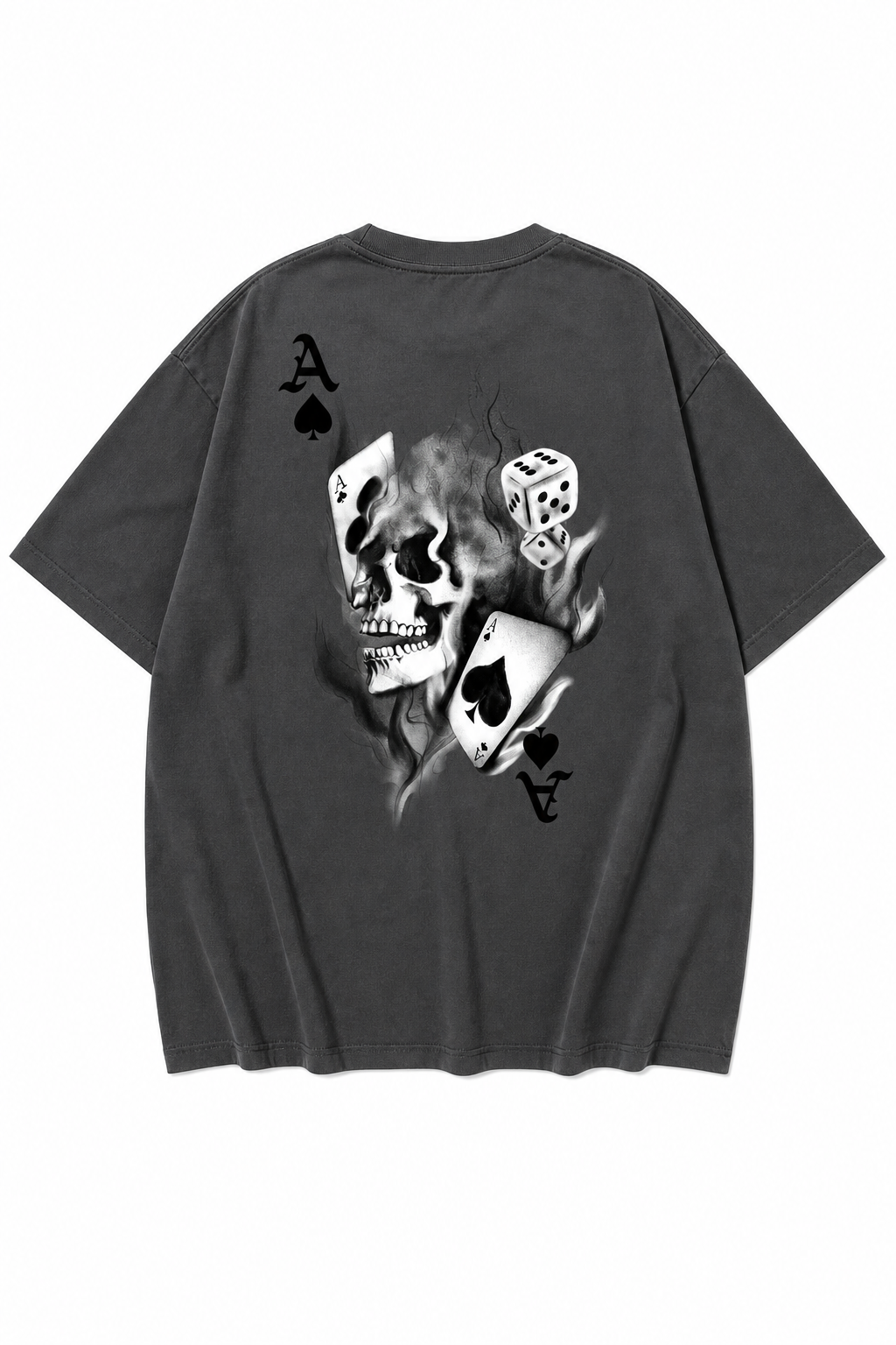 Oversized Skull & Cards