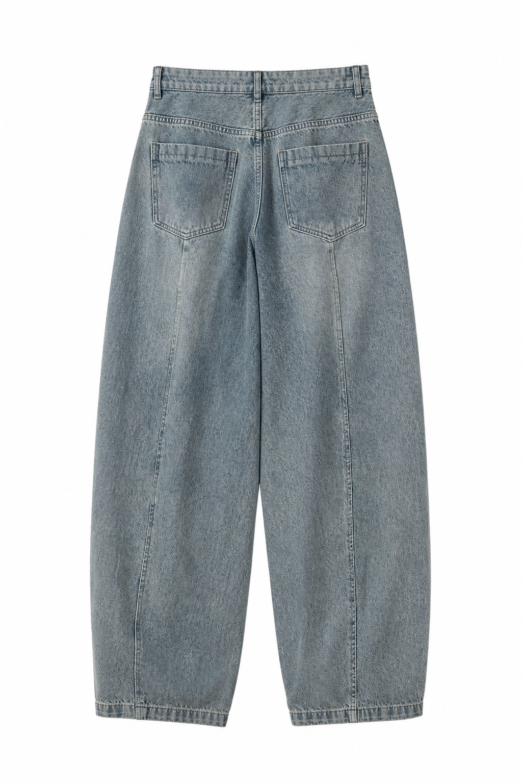 Panel Stitch Wide Leg Jeans