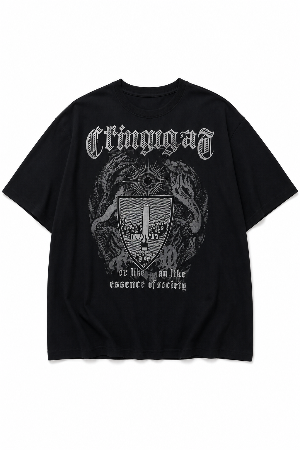 Oversized Gothic Graphic