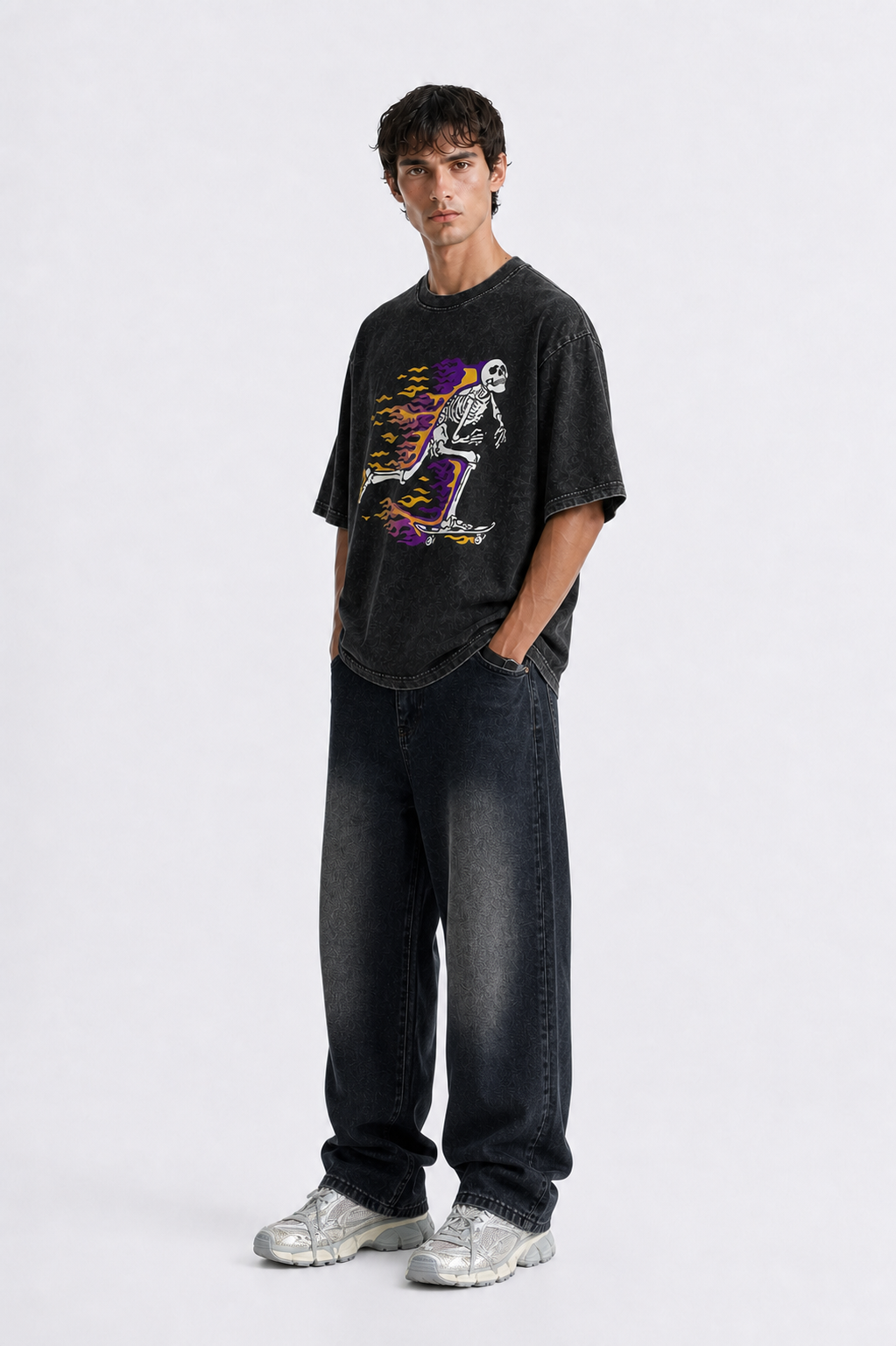 Washed Oversized Graphic